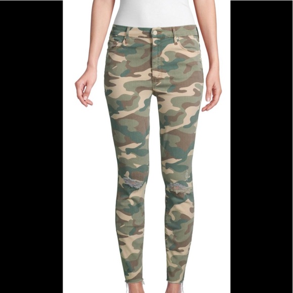 mother camouflage jeans